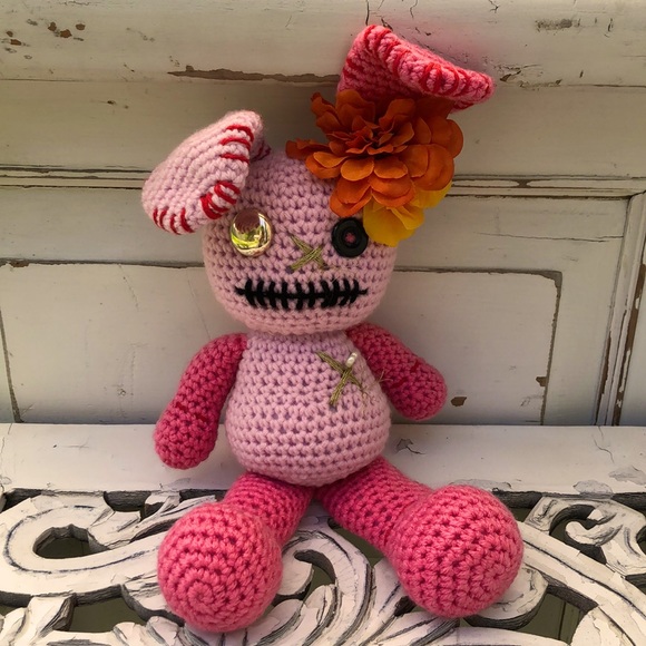 Other - Crocheted voodoo/day of the dead rabbit